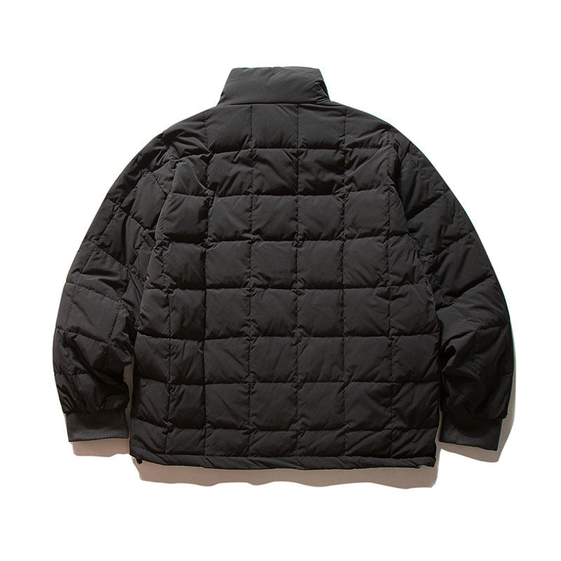 Stand Collar Solid Color Men And Women Down Jacket Stand Collar Solid Color Men And Women Down Jacket