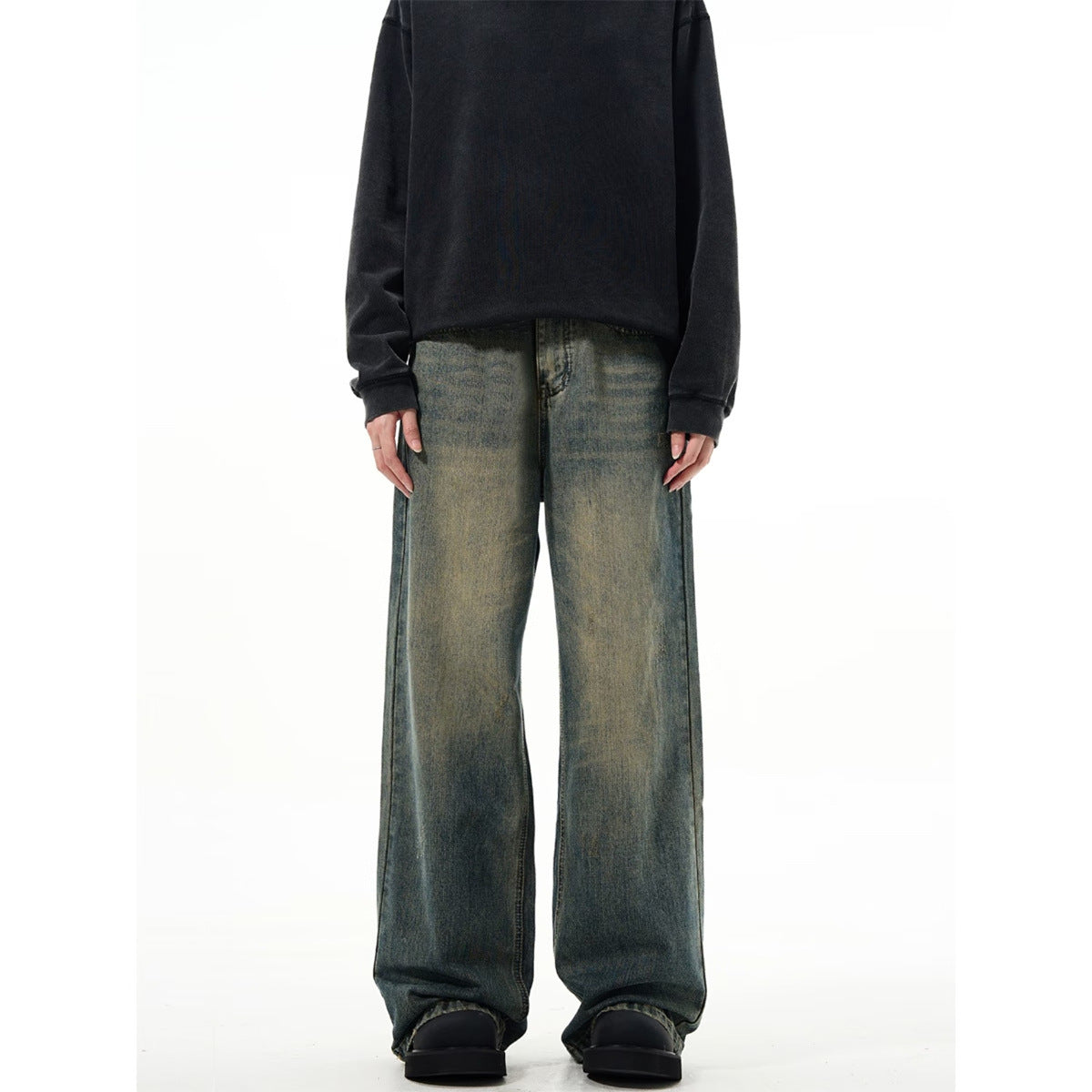 Spring, Autumn And Winter Trendy Loose Flared Jeans Spring, Autumn And Winter Trendy Loose Flared Jeans