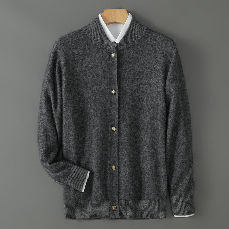 Casual Plus Size Outer Wear Men's Dehaired Angora Sweater Casual Plus Size Outer Wear Men's Dehaired Angora Sweater