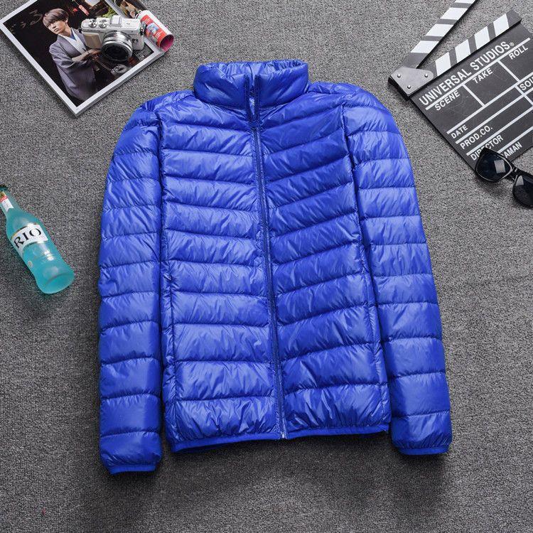 Men's Short Plus Size Lightweight Feather Jacket Men's Short Plus Size Lightweight Feather Jacket