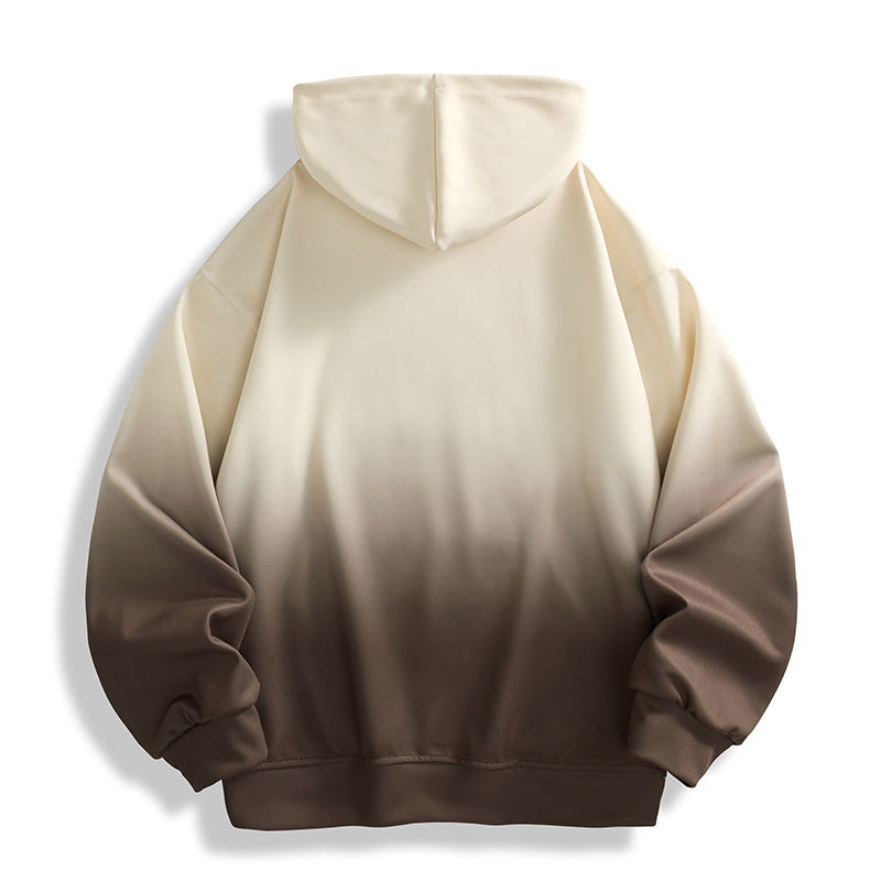 Gradient Hooded Sweater Men's And Women's Long-sleeved Shirt Spring And Autumn Gradient Hooded Sweater Men's And Women's Long-sleeved Shirt Spring And Autumn