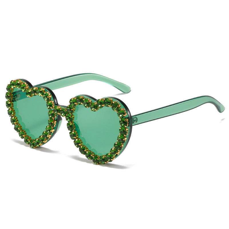 Fashionable All-match Peach Heart Sunglasses For Women Fashionable All-match Peach Heart Sunglasses For Women