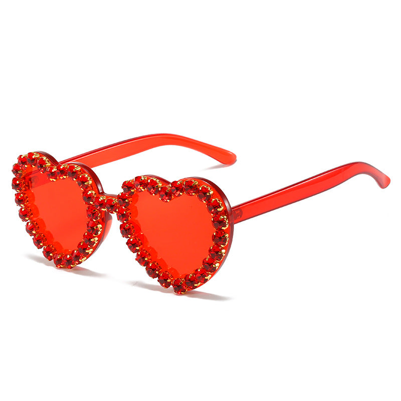 Fashionable All-match Peach Heart Sunglasses For Women Fashionable All-match Peach Heart Sunglasses For Women