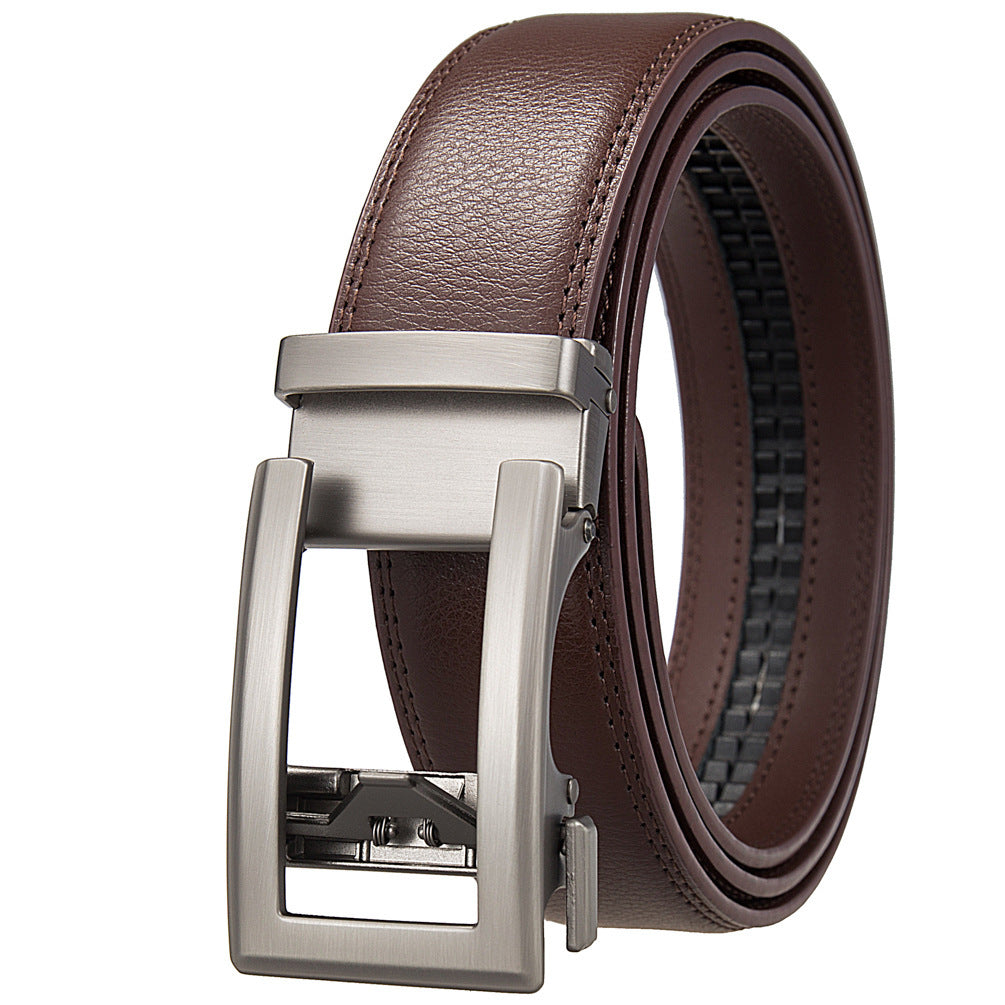 Antique Cowhide Men's Leather Belt Casual Business Comfort Click Belt Antique Cowhide Men's Leather Belt Casual Business Comfort Click Belt
