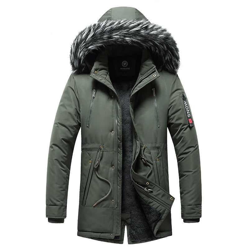 Casual Korean-style Cotton-padded Coat For Men Casual Korean-style Cotton-padded Coat For Men