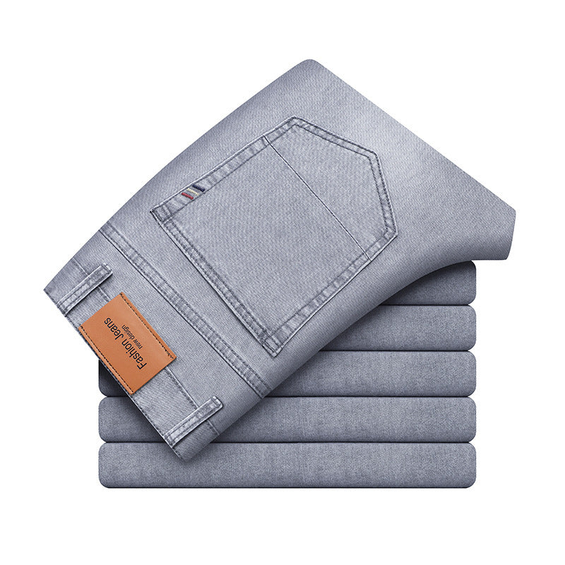 Straight Slim Casual Jeans Men Straight Slim Casual Jeans Men