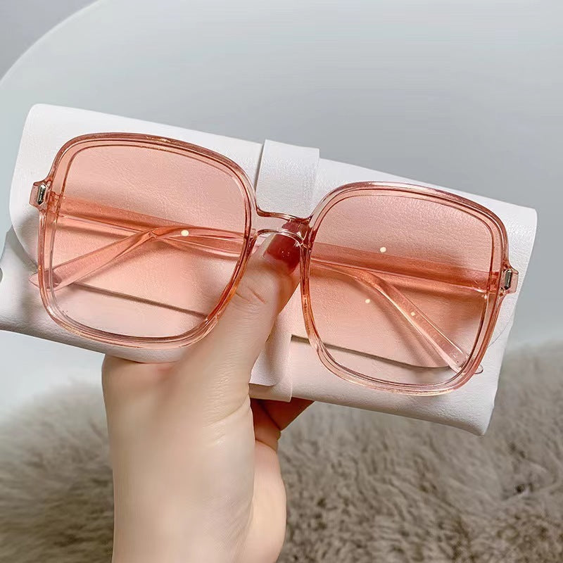 Oversized Frame Women Ins Fashion Sunglasses UV Protection Oversized Frame Women Ins Fashion Sunglasses UV Protection