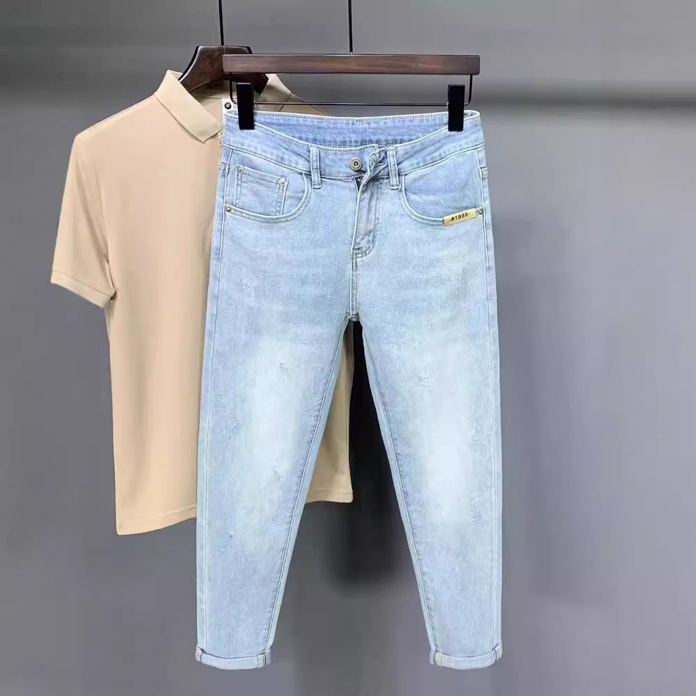 Fashion Brand Casual All-matching Pants Men Fashion Brand Casual All-matching Pants Men