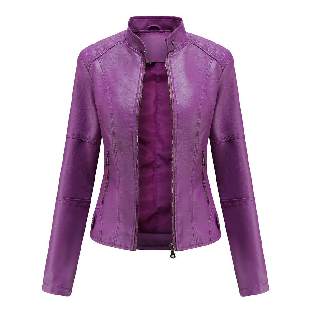 European And American Women's Leather Jackets European And American Women's Leather Jackets
