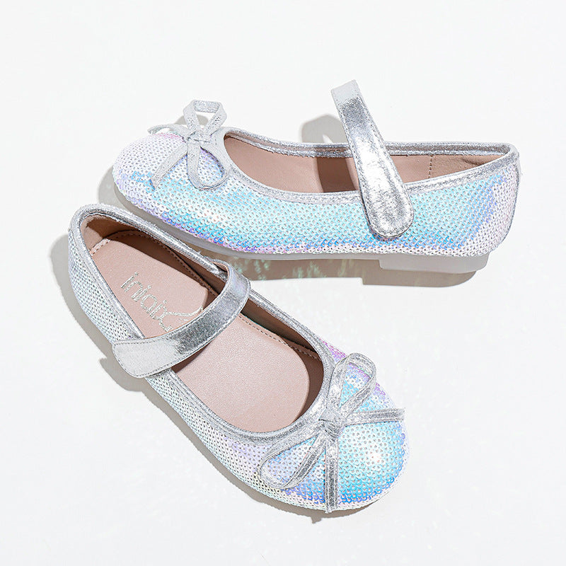 Big Kids Sequined Princess Shoes With Soft Sole Big Kids Sequined Princess Shoes With Soft Sole