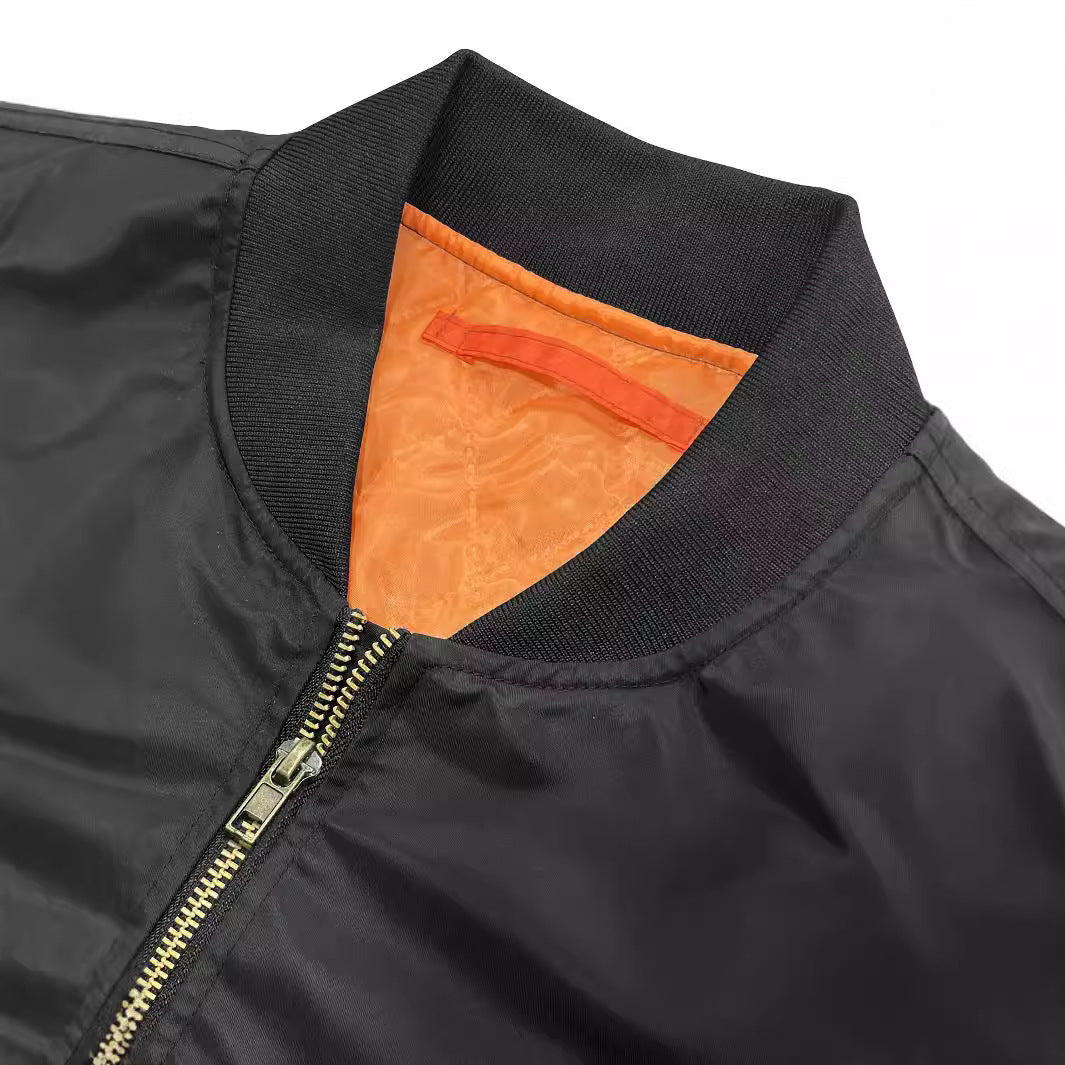 Mens Jacket New Spring Autumn Male Baseball Jackets Pilot Men Outwear Coat Zipper Men's Uniform Mens Jacket New Spring Autumn Male Baseball Jackets Pilot Men Outwear Coat Zipper Men's Uniform