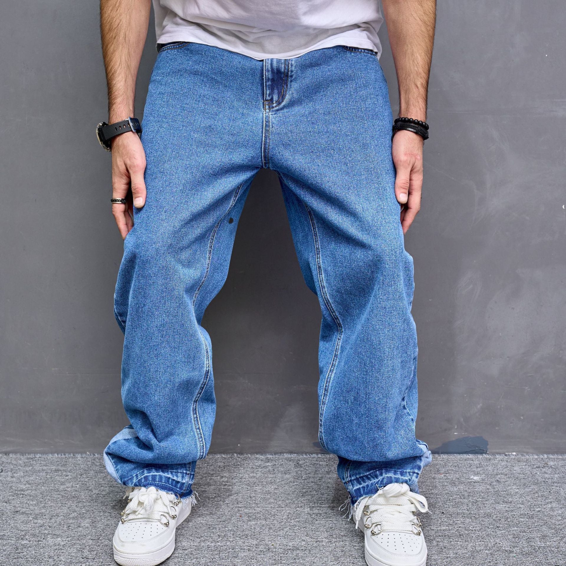 Vintage Casual Jeans Men American Style Trend Vintage Casual Jeans Men American Style Trend