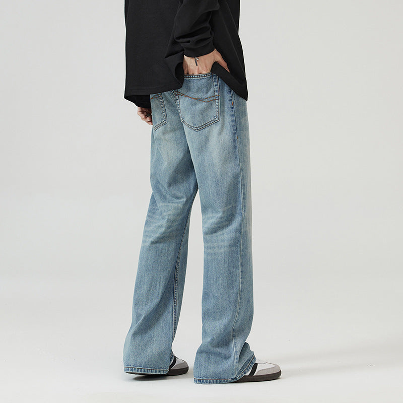 Washed Light Blue Skinny Jeans For Men Washed Light Blue Skinny Jeans For Men
