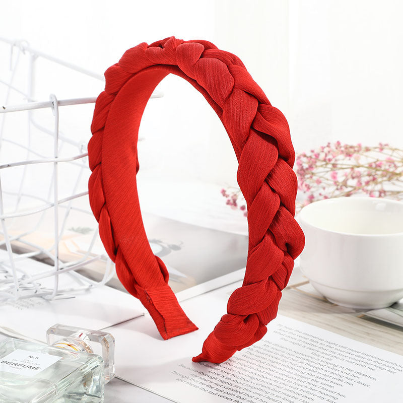 Houndstooth Wide-brim Retro Headband Adult Hair Accessories Houndstooth Wide-brim Retro Headband Adult Hair Accessories