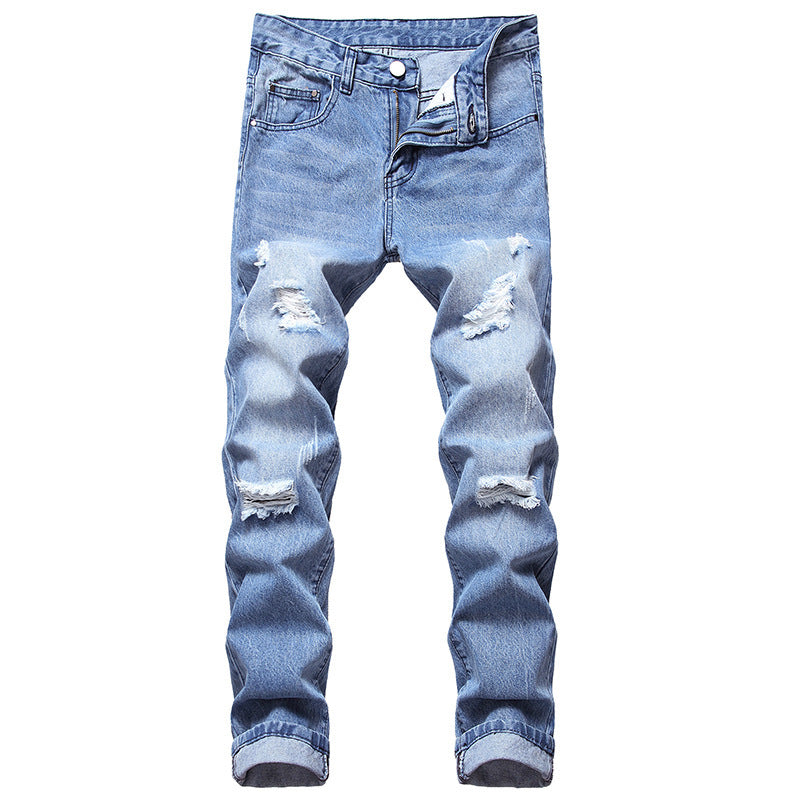 Fashion Ripped Cool Jeans Men Fashion Ripped Cool Jeans Men