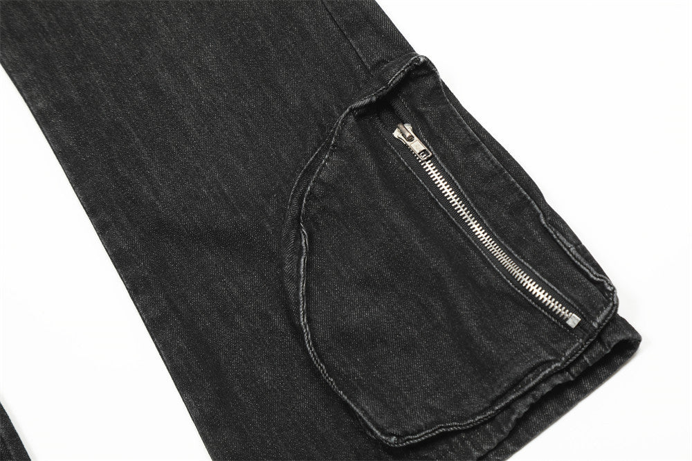 Fashion Personality Multi-pocket Design Jeans For Men Fashion Personality Multi-pocket Design Jeans For Men