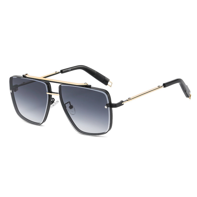 Twin-beam Metal Sunglasses For Men Twin-beam Metal Sunglasses For Men