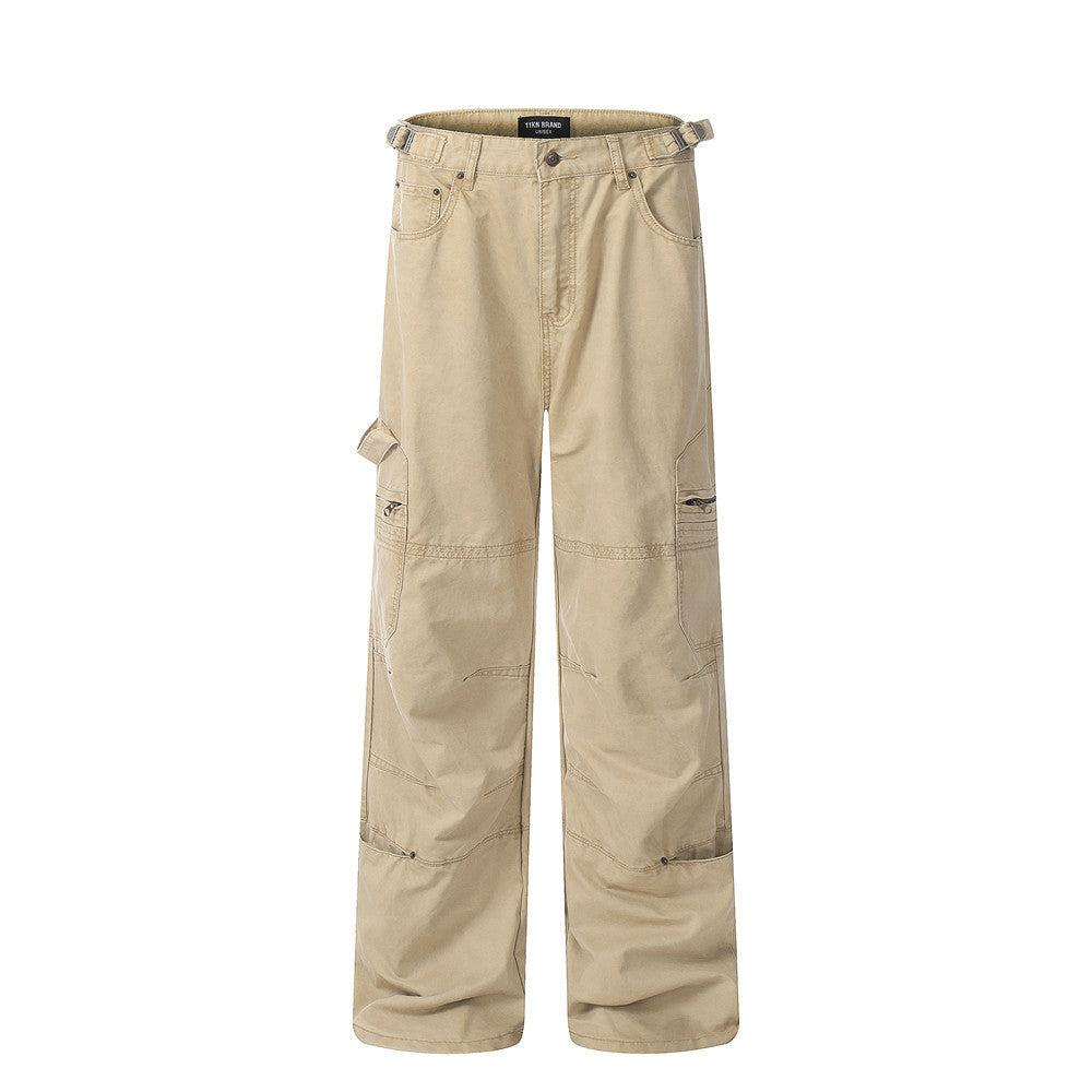 Fashion Personality Multi-pocket Workwear Jeans Men Fashion Personality Multi-pocket Workwear Jeans Men