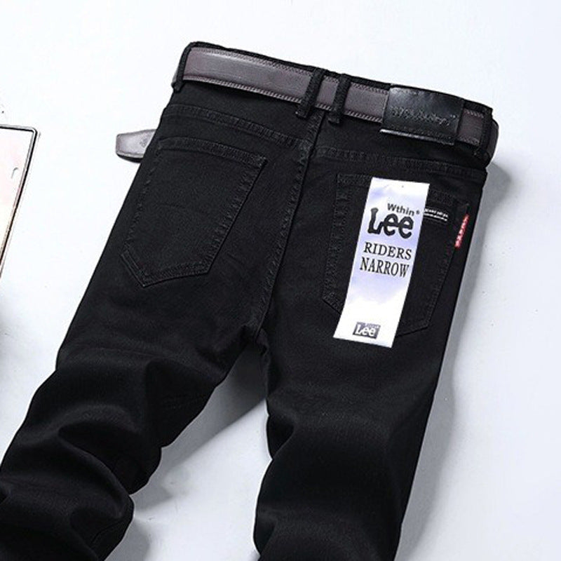 Jeans Men's Straight Loose Casual Pants Fleece-lined Thickened Men's Pants Jeans Men's Straight Loose Casual Pants Fleece-lined Thickened Men's Pants
