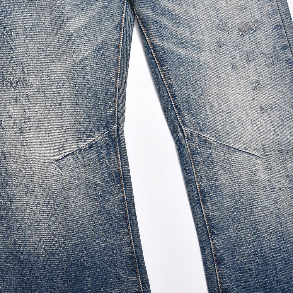 Washed Bright White Jeans For Men Washed Bright White Jeans For Men