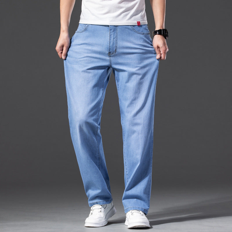Loose Oversized Jeans For Men With Stretch And Slimming Effect Loose Oversized Jeans For Men With Stretch And Slimming Effect