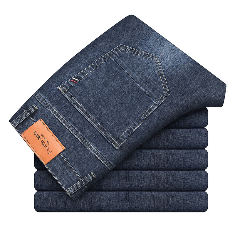 Straight Slim Casual Jeans Men Straight Slim Casual Jeans Men
