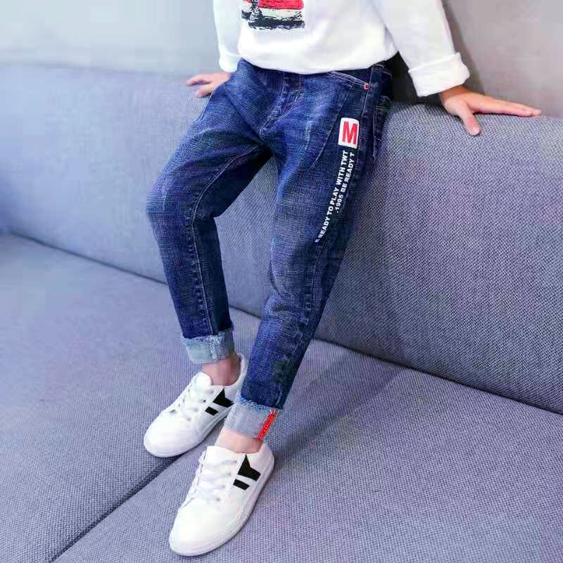 Boys Jeans Autumn And Winter New One-piece Velvet Boys Jeans Autumn And Winter New One-piece Velvet