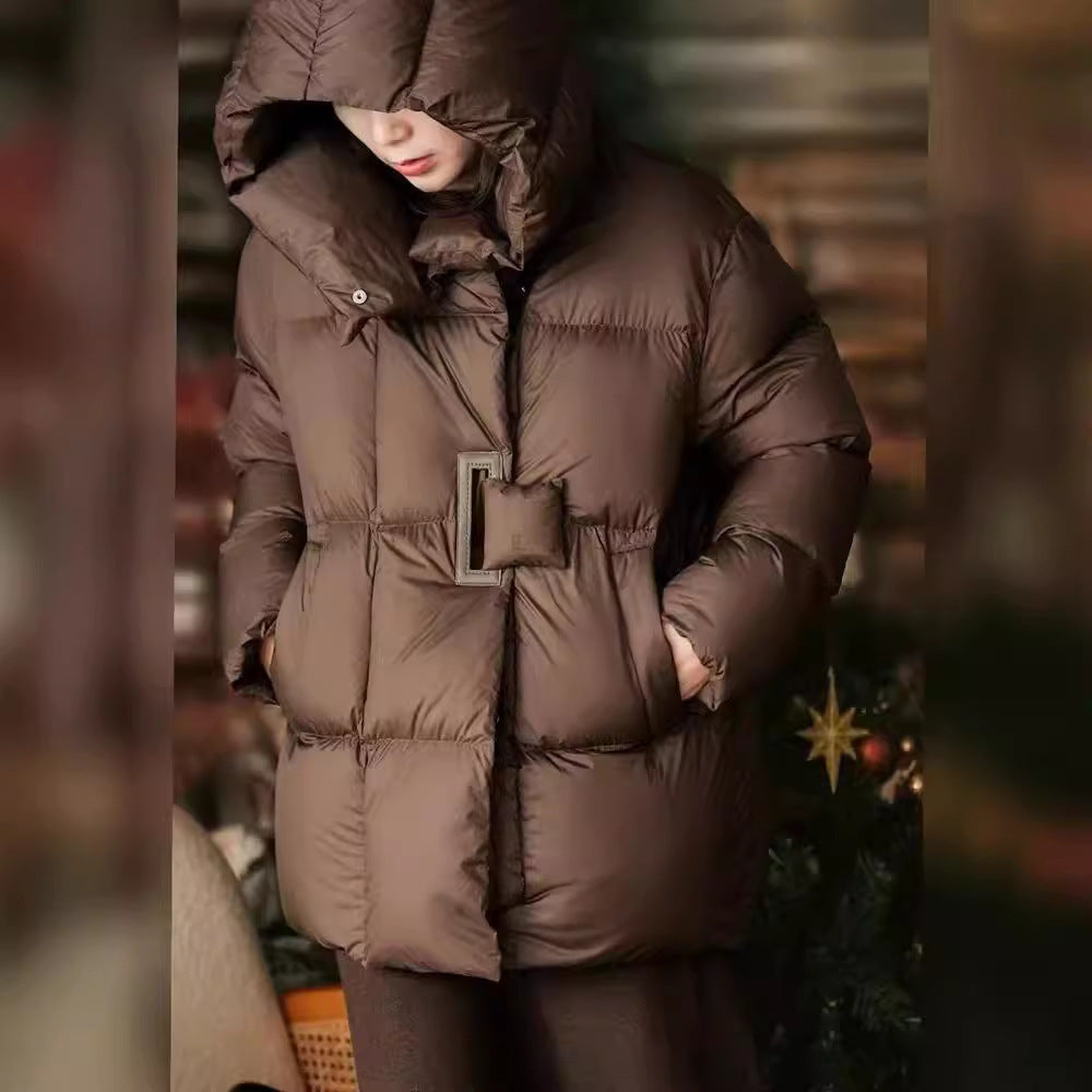 Short Hooded Double Zipper 90 White Duck Down Lightweight Down Warm Jacket Short Hooded Double Zipper 90 White Duck Down Lightweight Down Warm Jacket