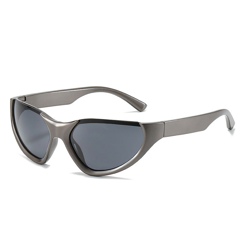 Men And Women Riding Cat's Eye Half Frame Colorful Sunglasses Men And Women Riding Cat's Eye Half Frame Colorful Sunglasses