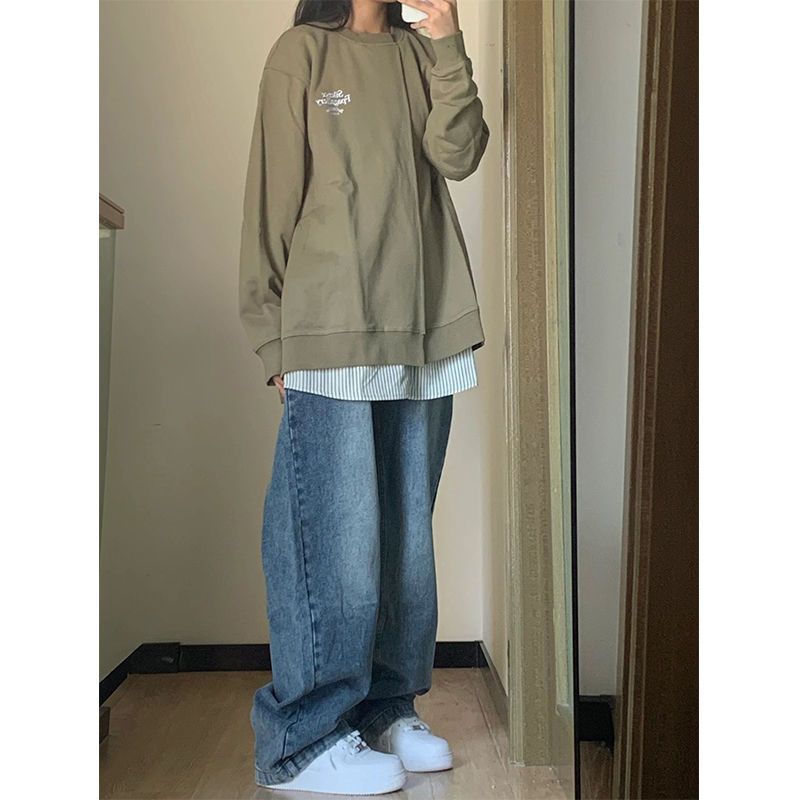 Plus Size High Waist Wide Leg Jeans For Women Plus Size High Waist Wide Leg Jeans For Women