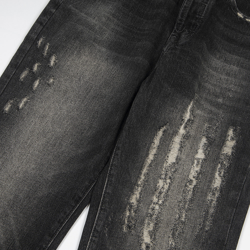 Fashion Personality Distressed Worn Jeans For Men Fashion Personality Distressed Worn Jeans For Men