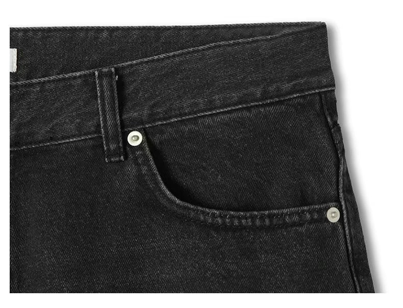 Men's American-style Retro Washed Straight Jeans Men's American-style Retro Washed Straight Jeans