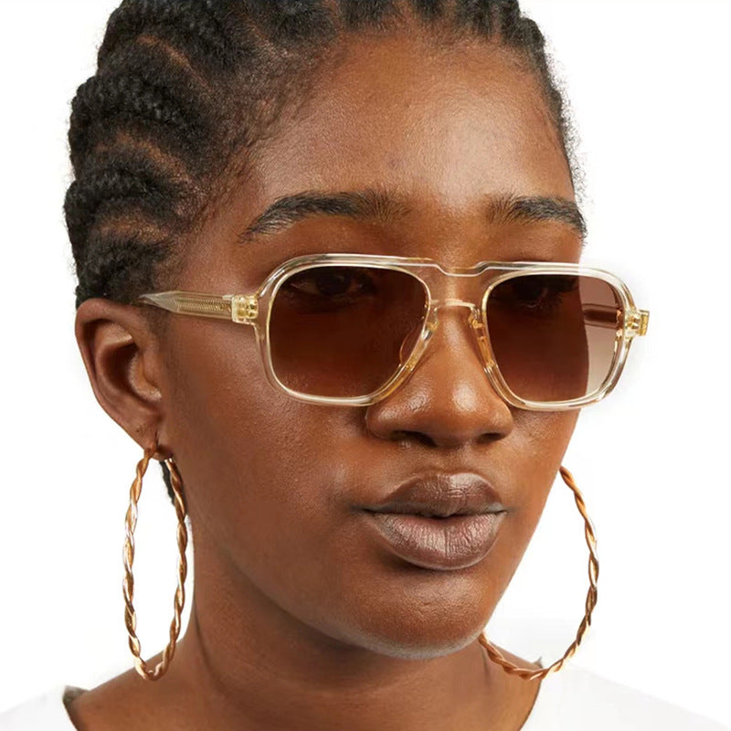 Vintage With Large Rims Driving Sunglasses Men And Women Vintage With Large Rims Driving Sunglasses Men And Women