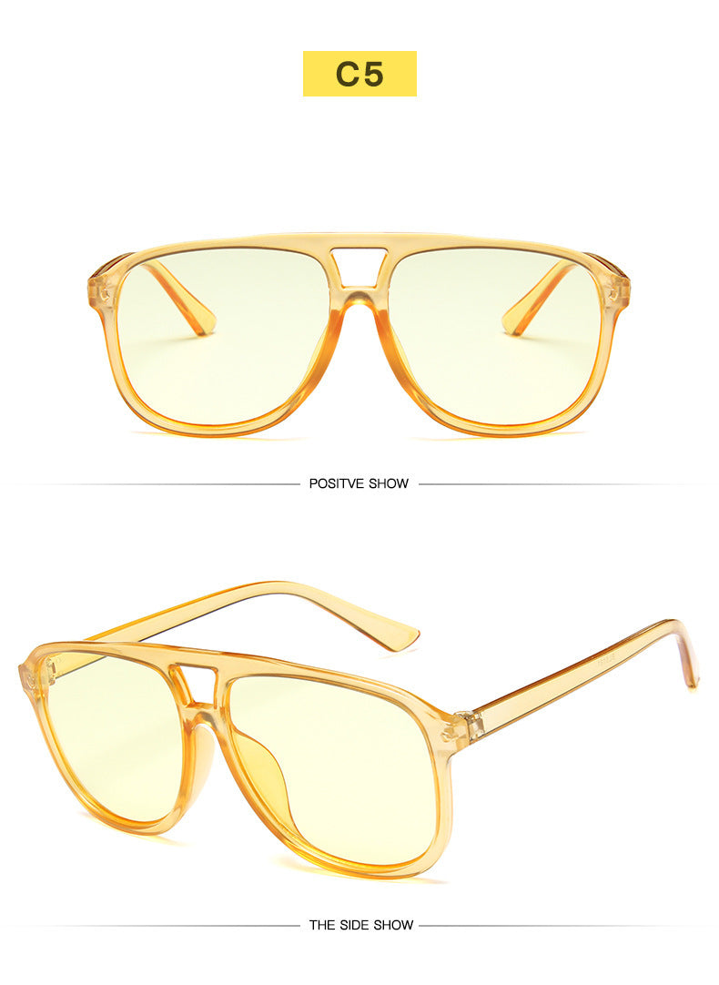 New Double Beam Big Frame Sunglasses For Men New Double Beam Big Frame Sunglasses For Men