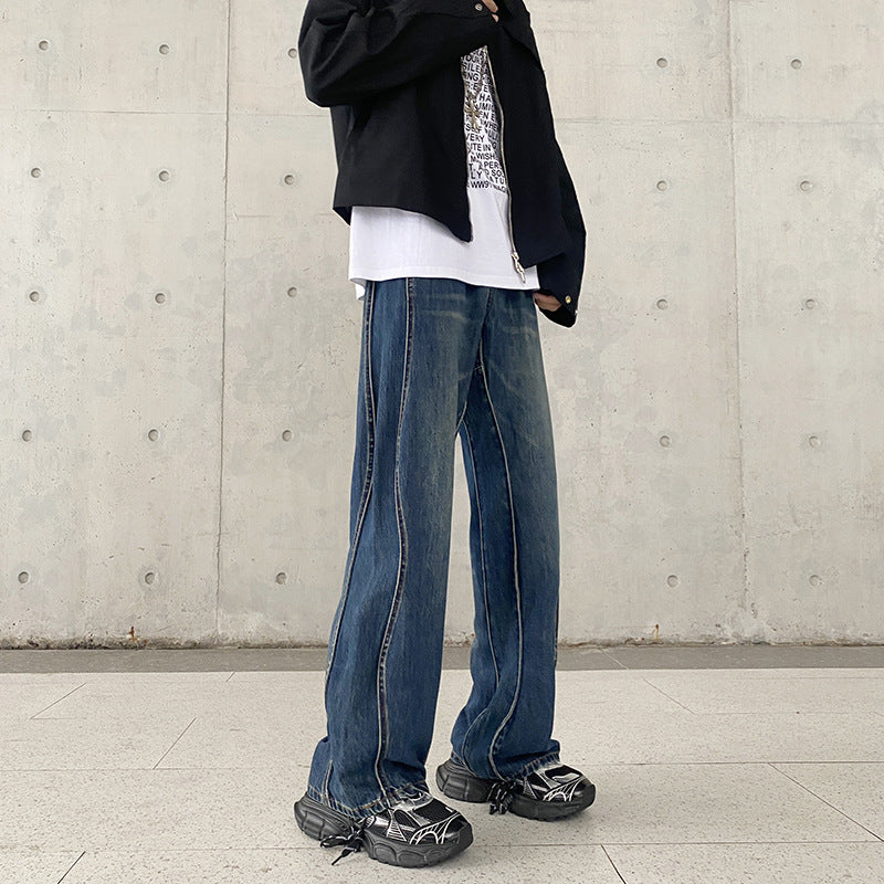 Men's Loose Straight Wide-leg Pants Men's Loose Straight Wide-leg Pants