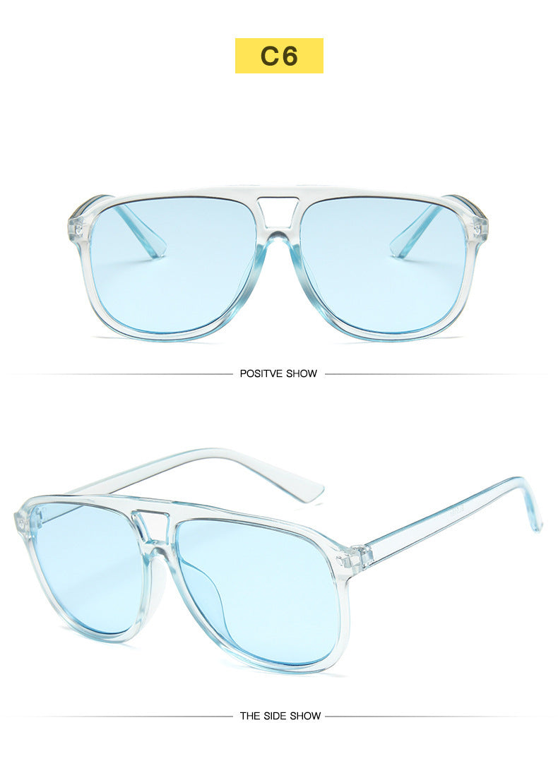 New Double Beam Big Frame Sunglasses For Men New Double Beam Big Frame Sunglasses For Men