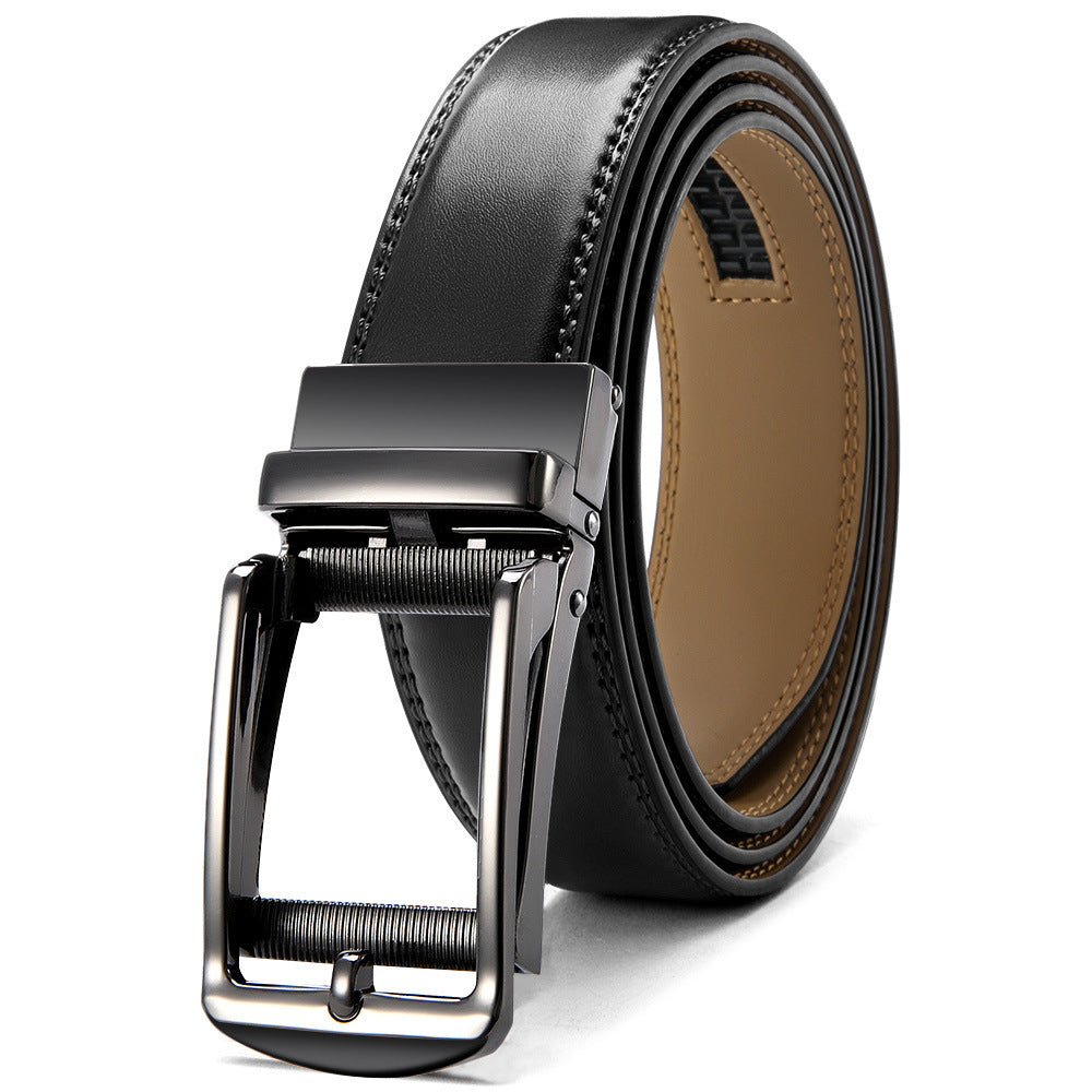 Reprint Anti-pull Alloy Automatic Buckle Belt Men Reprint Anti-pull Alloy Automatic Buckle Belt Men