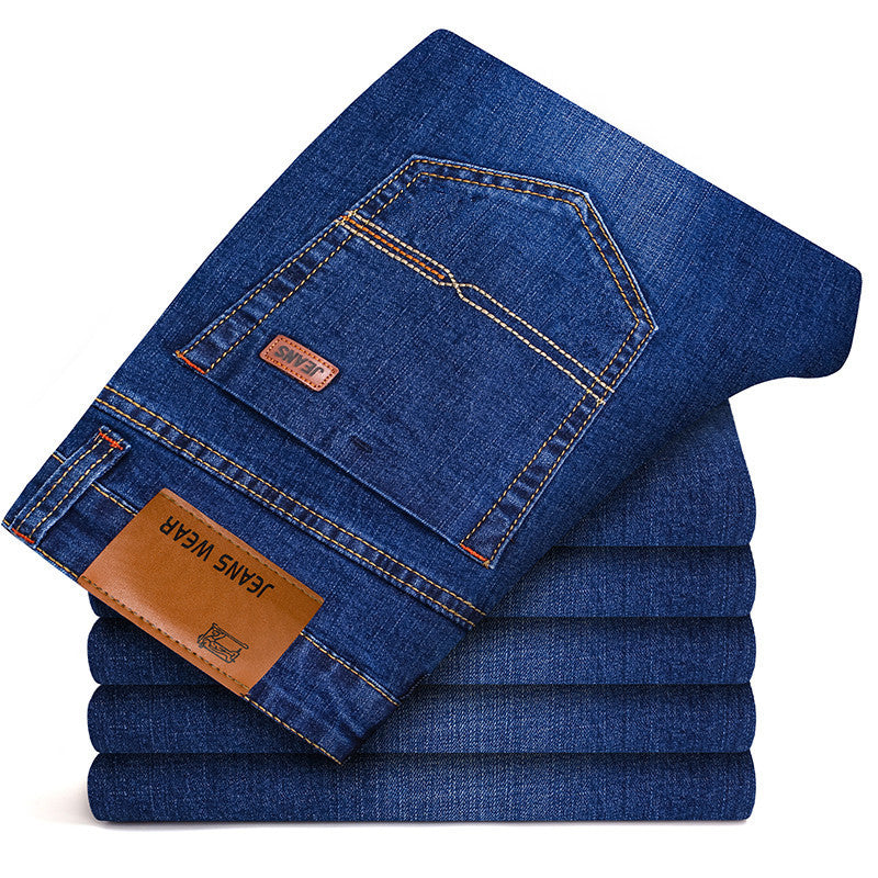 Men's Stretch Slim Straight Business Casual Jeans Men's Stretch Slim Straight Business Casual Jeans