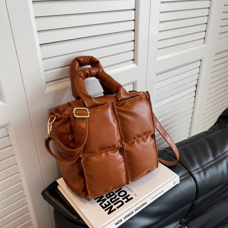 Bag Women's Stylish Plaid Handbag Bag Women's Stylish Plaid Handbag