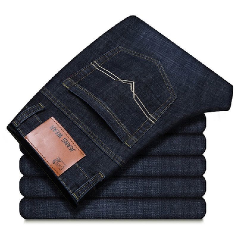 Loose Straight Casual Work Stretch Jeans For Men Loose Straight Casual Work Stretch Jeans For Men