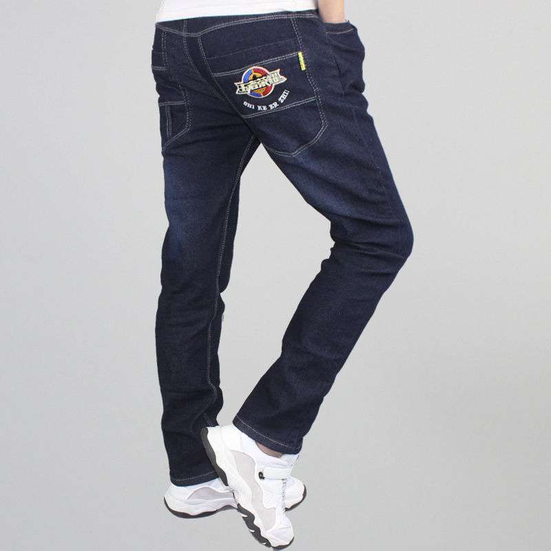Boys Jeans Casual Pants Straight Stretch Boys Jeans Casual Pants Straight Stretch