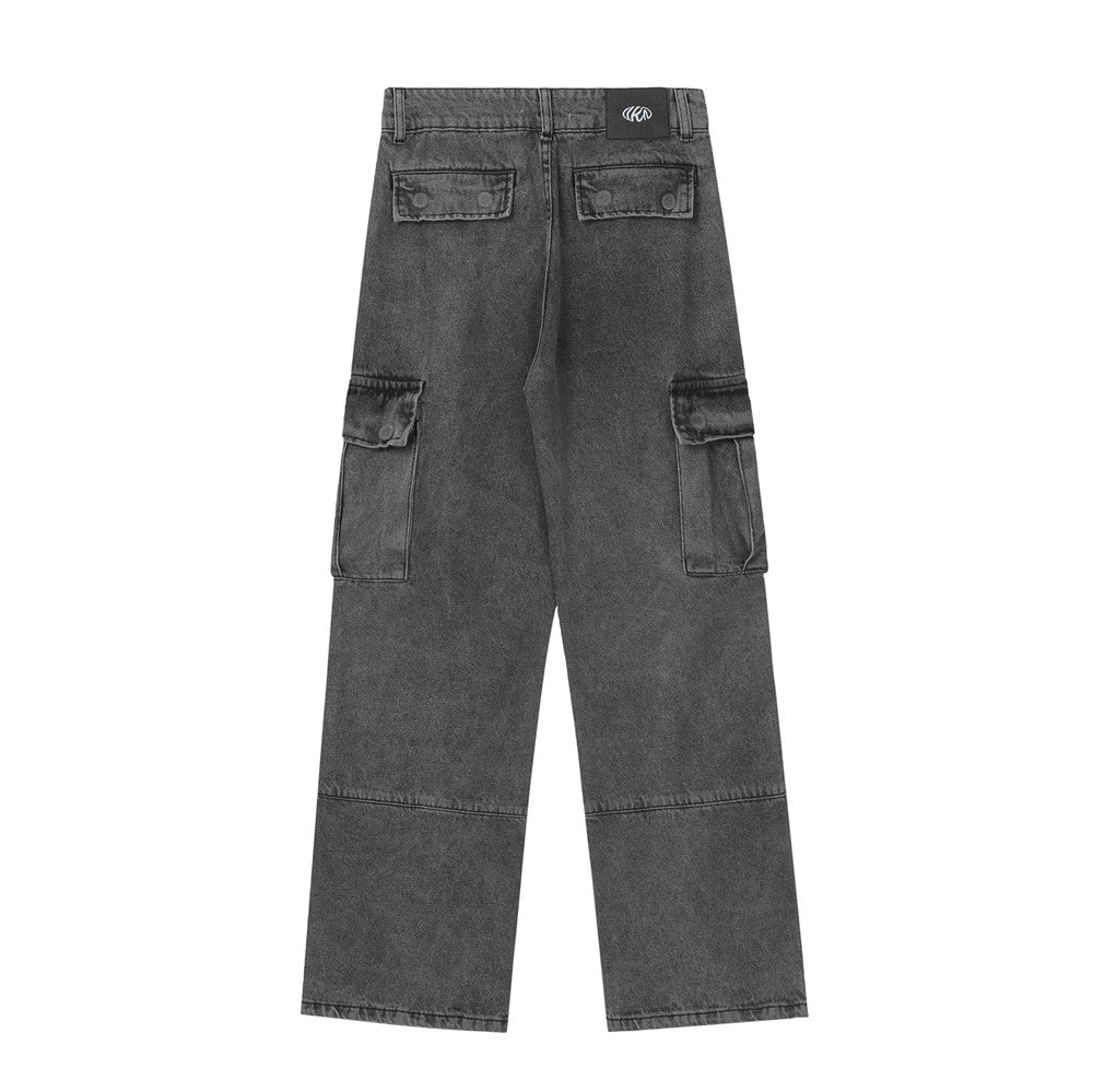 Trendy Multi-pocket Stitching Jeans For Men Trendy Multi-pocket Stitching Jeans For Men
