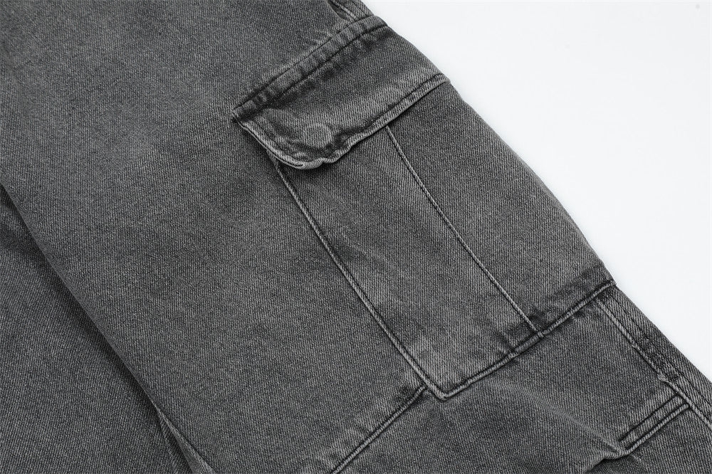 Trendy Multi-pocket Stitching Jeans For Men Trendy Multi-pocket Stitching Jeans For Men