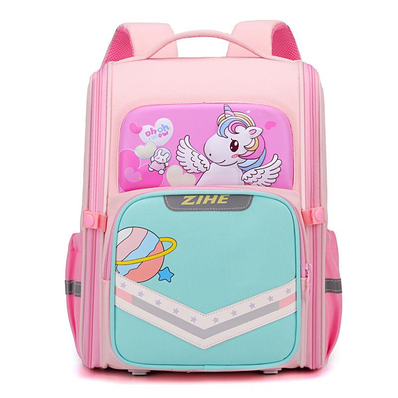 Cartoon Backpack For Reducing Burden And Protecting The Spine Cartoon Backpack For Reducing Burden And Protecting The Spine
