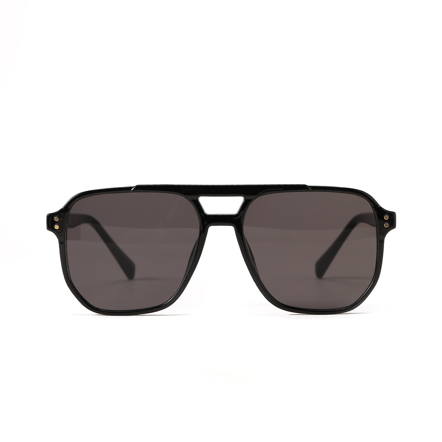 Square Double Beam Fashion Black Sunglasses For Women Square Double Beam Fashion Black Sunglasses For Women