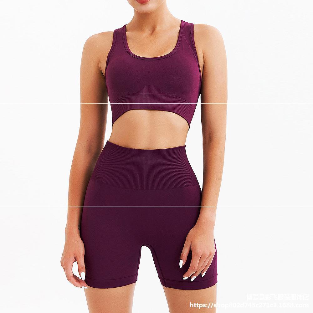 Gym Suit Push Up Women Bra Seamless Shorts Gym Suit Push Up Women Bra Seamless Shorts