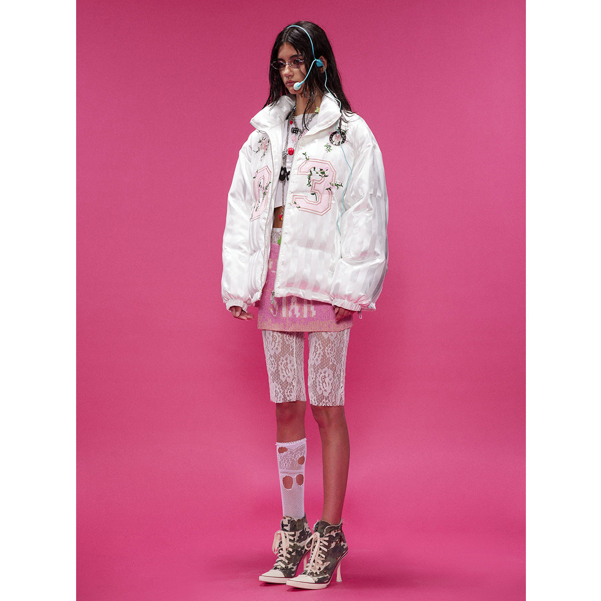 Warm Bread Embroidered Sports Cotton-padded Jacket Warm Bread Embroidered Sports Cotton-padded Jacket