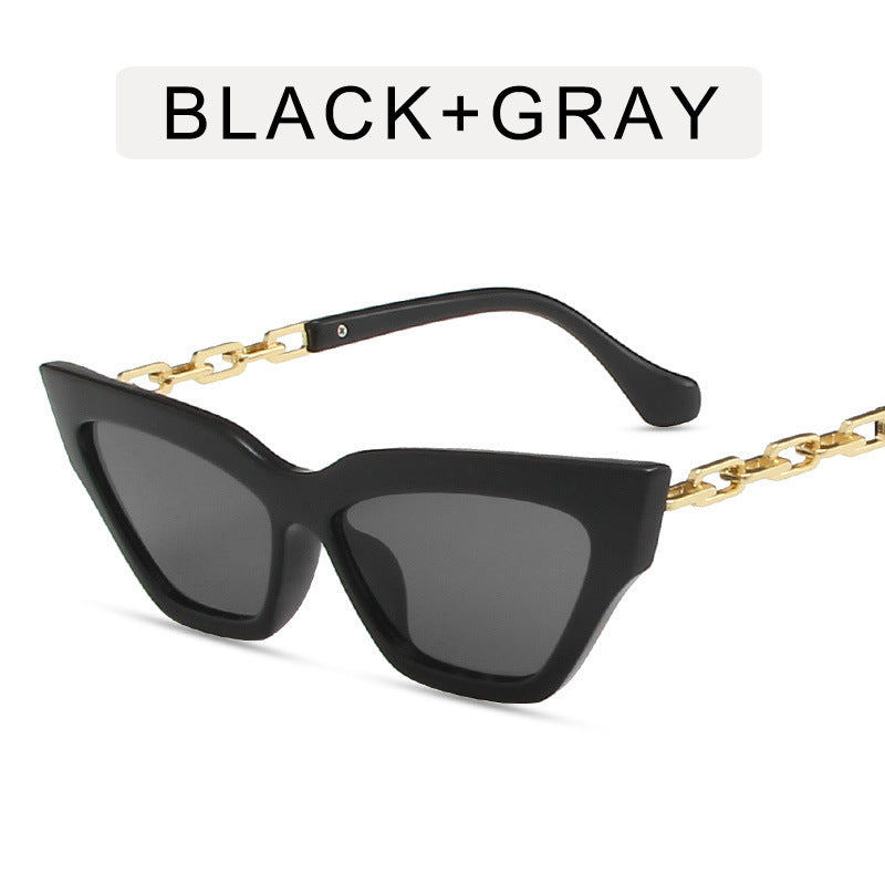 Chain Leg Cat Eye Sunglasses For Women Chain Leg Cat Eye Sunglasses For Women