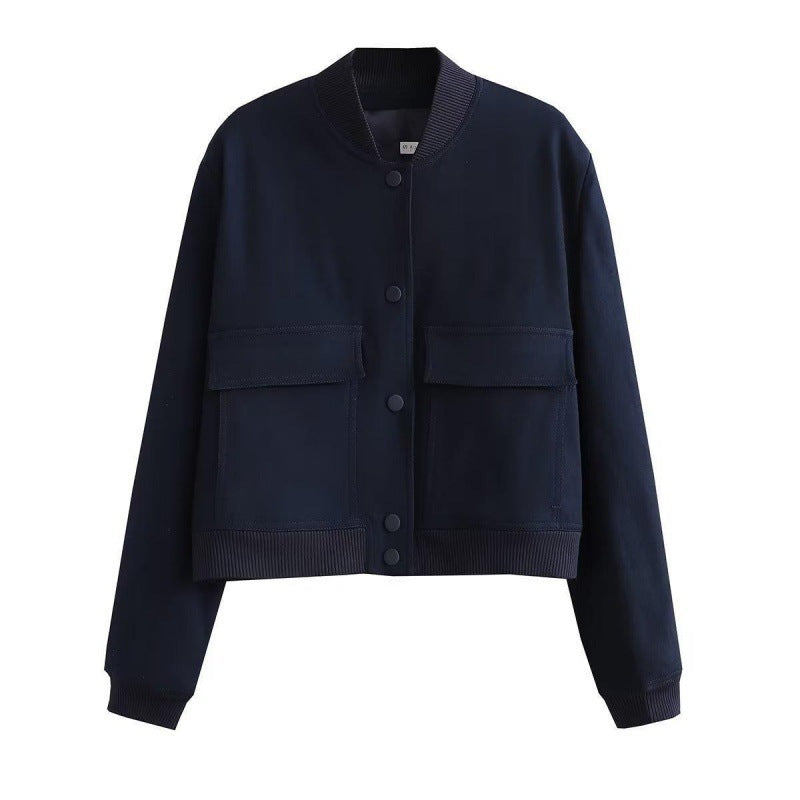 Fashion Jacket Stand Collar Coat For Women Fashion Jacket Stand Collar Coat For Women