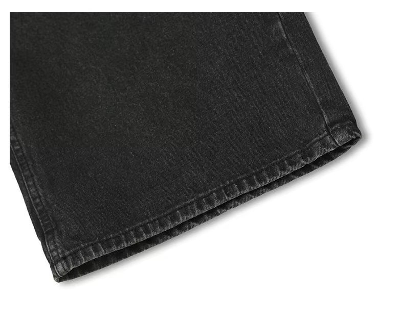 Men's American-style Retro Washed Straight Jeans Men's American-style Retro Washed Straight Jeans